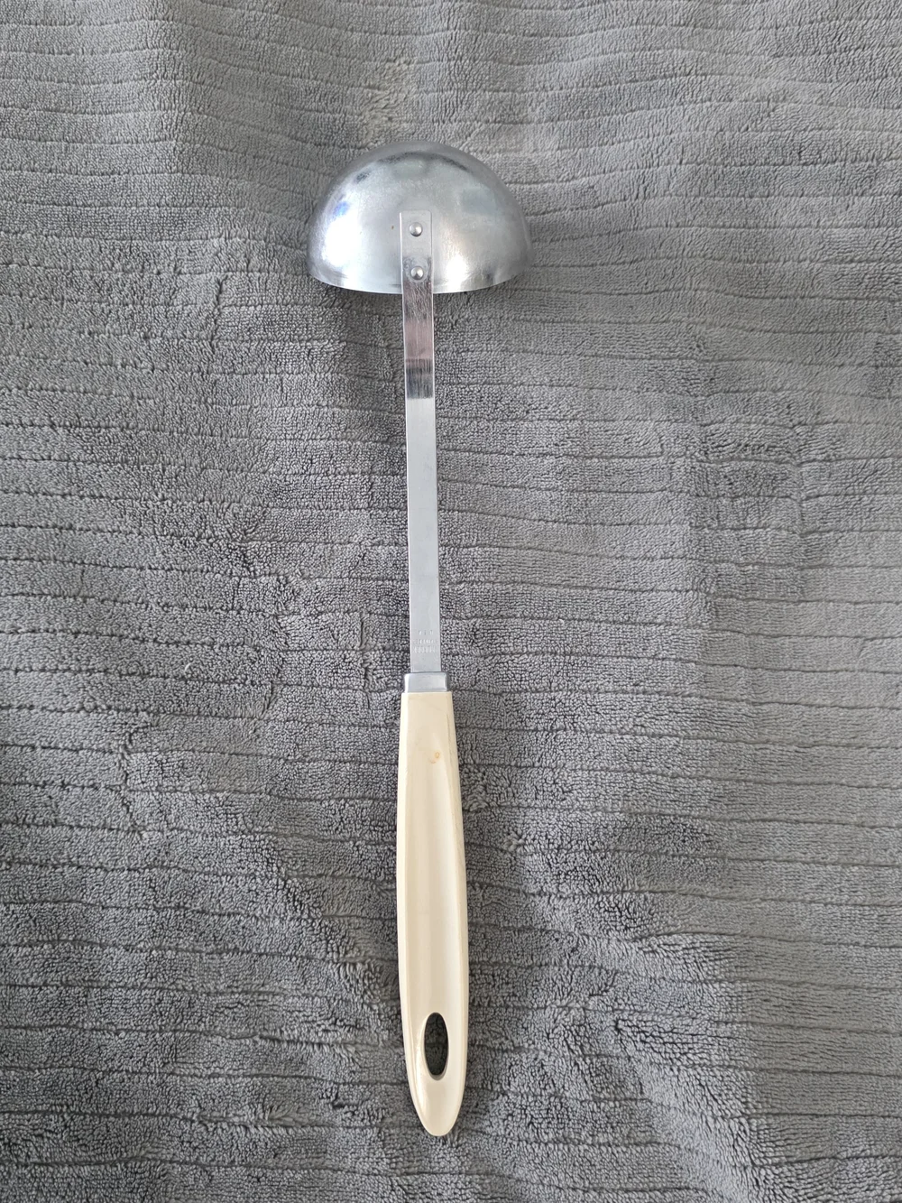 Vintage Androck Stainless Steel Ladle Pour Spout Pink Tulip Retro MCM